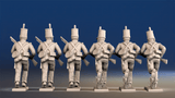 Portuguese 1st Caçadores advancing skirmishers rear view