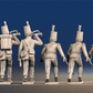 Portuguese 3rd Caçadores infantry command rear view