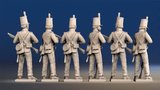 Portuguese 3rd Caçadores loading skirmishers rear view