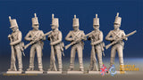 Portuguese Cacadores Third Regiment loading alternate view