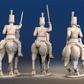 Portuguese 1st Caçadores mounted colonel command rear view