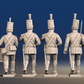 Portuguese line infantry command march attack rear view