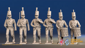 Portuguese march attack line infantry command alternate view