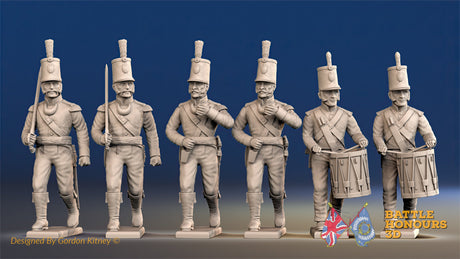 Portuguese march attack line infantry command alternate view