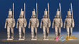 Portuguese march attack line infantry flank company