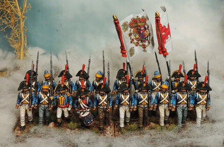 Spanish Irlanda Regiment painted miniature finished example
