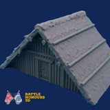 Anglo Saxon Houses terrain model product cutout view 3