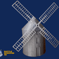 Normandy windmill cutout view