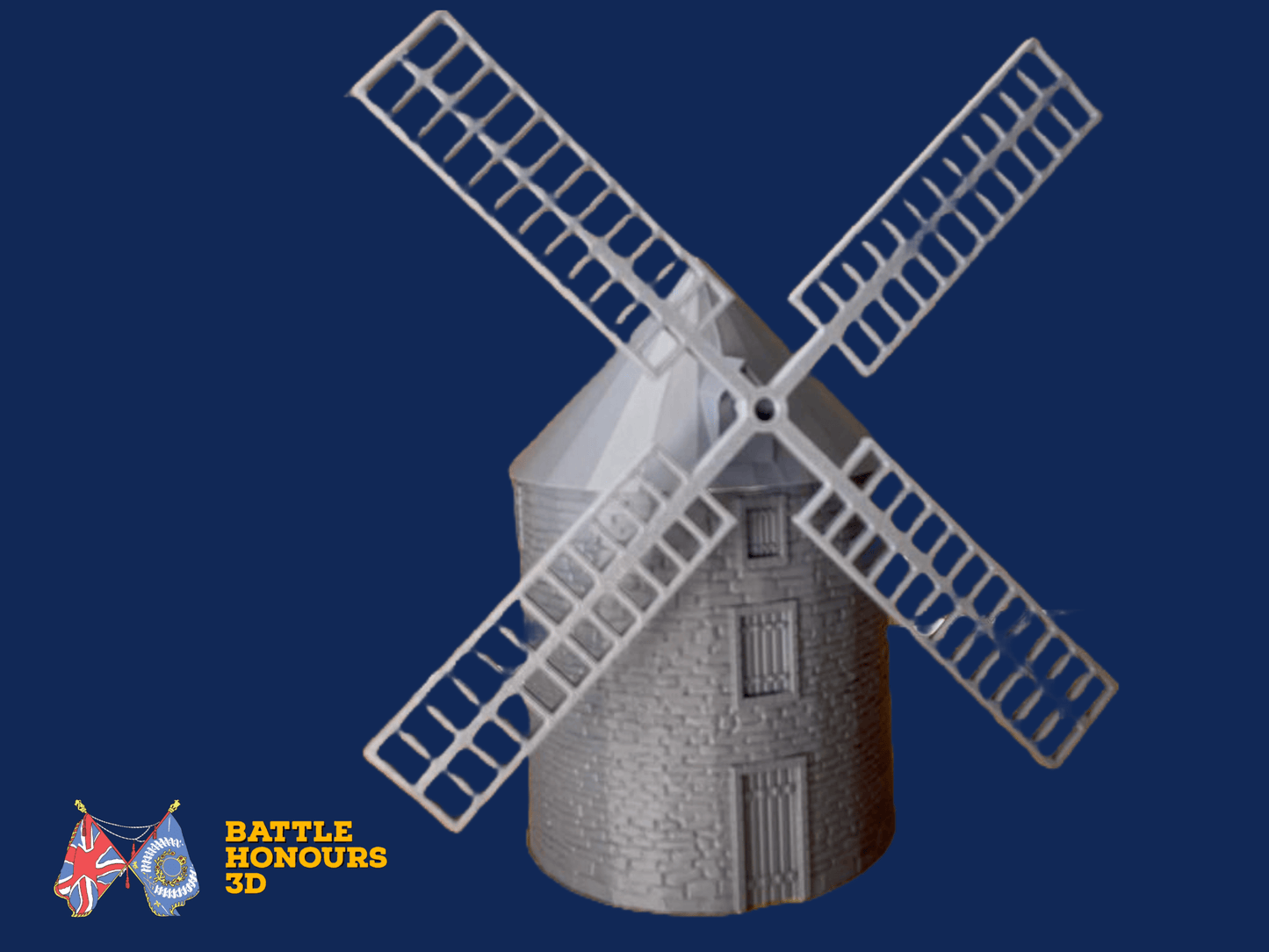 Normandy windmill cutout view
