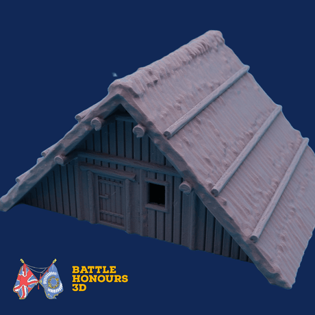 Anglo Saxon Houses terrain model product cutout view 1