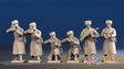 Russian greatcoat firing fur hat machine gun team view 1