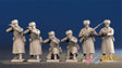Russian greatcoat firing fur hat miniature figures view 1