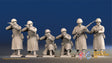 Russian greatcoat firing helmet miniature figures view 1