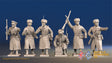 Russian greatcoat command miniature figures view 1