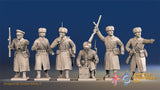 Russian greatcoat command miniature figures view 1