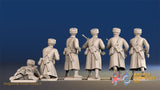 Russian light machine gun greatcoat fur hat figures view 2