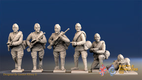 Russian light machine gun summer side cap figures view 1