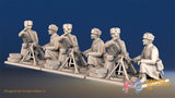 Russian mortar team greatcoat fur hat view 1