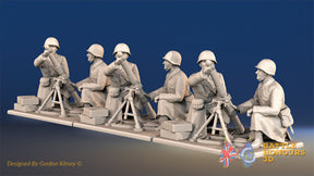 Russian mortar team greatcoat helmet view 1
