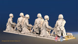 Russian mortar team greatcoat helmet view 2