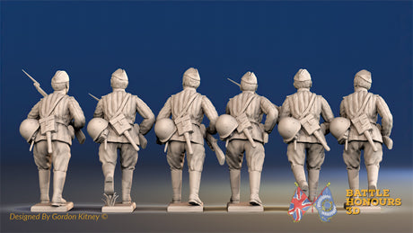 Russian padded advancing side cap figures view 2