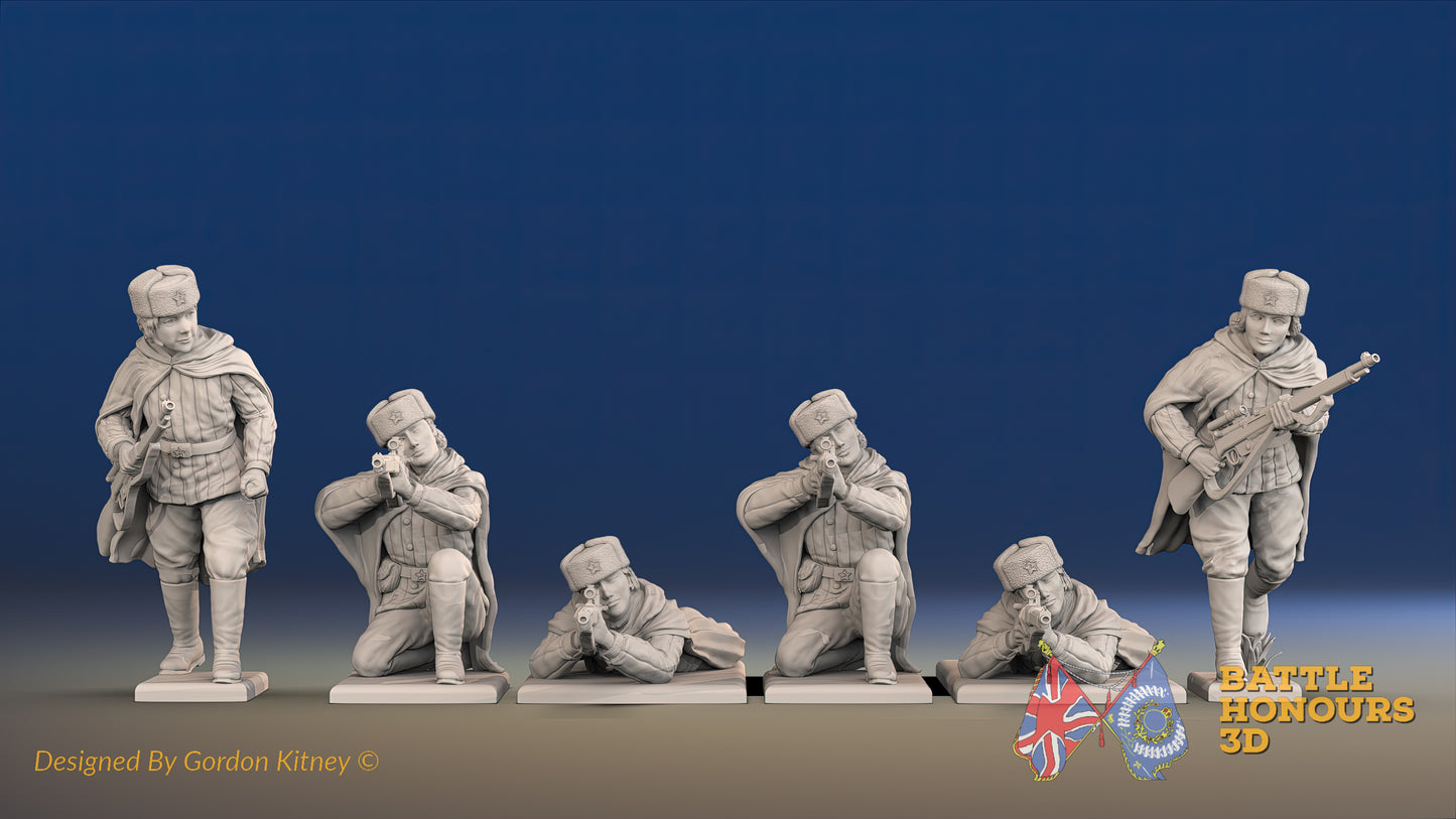 Russian Padded Uniform Female Snipers