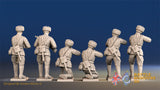 Russian padded firing fur hat machine gun team view 2