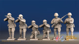 Russian padded firing helmet figures view 1