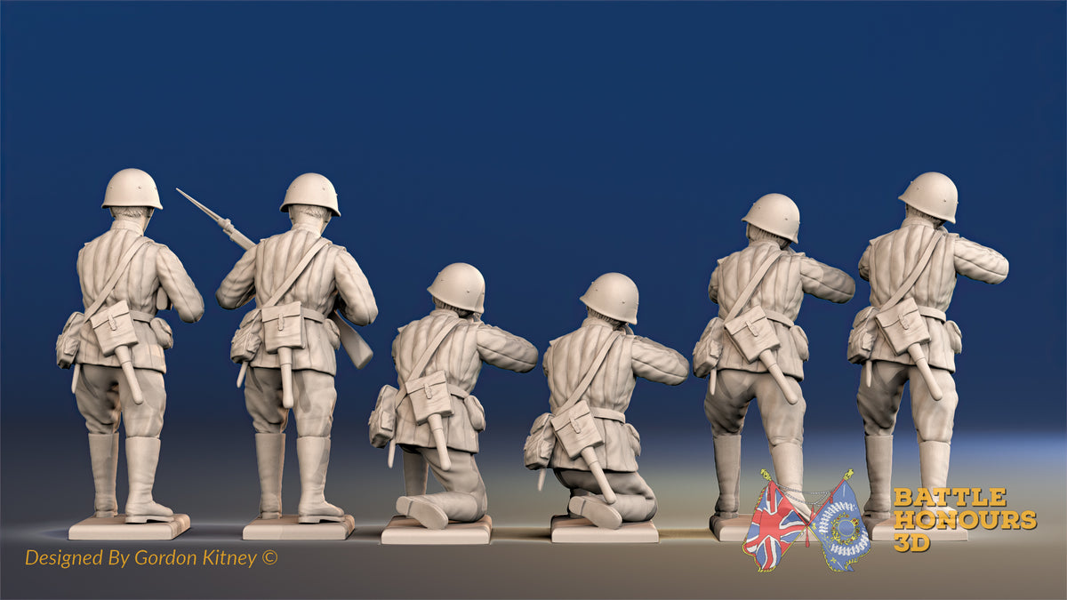 Russian padded firing helmet figures view 2