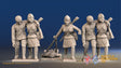 Russian summer female medics miniature figures view 1