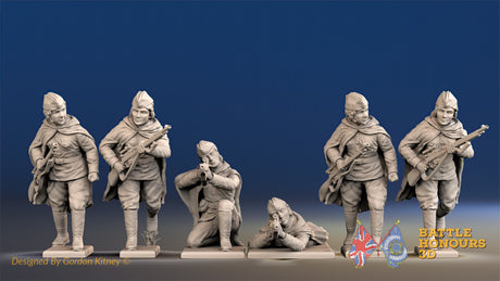 Russian summer female snipers miniature figures view 1