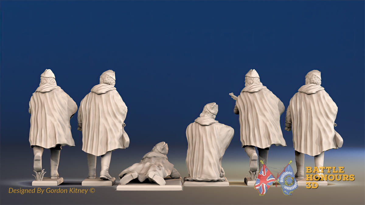 Russian summer female snipers miniature figures view 2