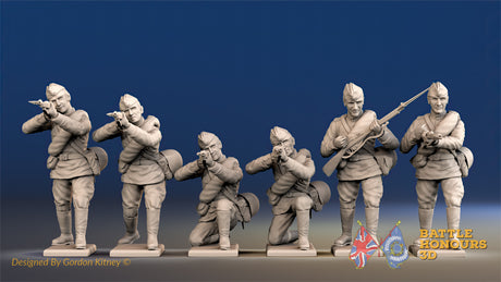 Russian summer firing side cap figures view 1