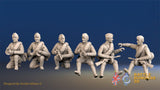 Russian summer tank riders side cap figures view 1