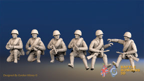 Russian summer tank riders miniature figures view 1