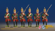 Seven Years’ War Russian Grenadiers - Advancing - Winter Uniform, colour example. Figures are supplied unpainted.