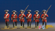 Seven Years’ War Russian Musketeers - Advancing - Summer Uniform, colour example. Figures are supplied unpainted.
