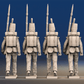 Napoleonic Scottish 71st Highland Light Infantry march attack rear view