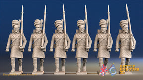 Scottish Highland march attack centre company kilt alternate view