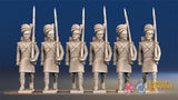 Scottish Highland march attack flank company kilts alternate view