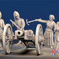 Spanish female artillery gunner firing alternate view
