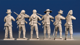 Peninsular War Spanish Guerrillas - Loading and Firing