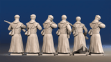 Peninsular War Spanish Guerrillas with Monk - Loading and Firing