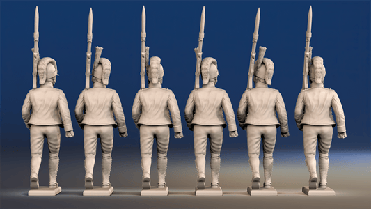Napoleonic Spanish Cazadores Light Infantry - March Attack, Gaiters