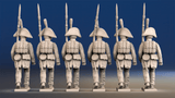 Napoleonic Spanish Regular Infantry - March Attack with Backpacks