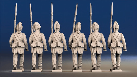 Napoleonic Spanish Regular Infantry - March Attack, Forage Caps