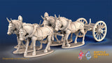Spanish 4 mule limber alternate view