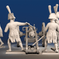 Spanish artillery firing crew bicorne rear view