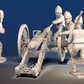 Spanish artillery loading crew forage cap rear view