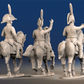 Spanish generals and colonels mounted command set 2 rear view